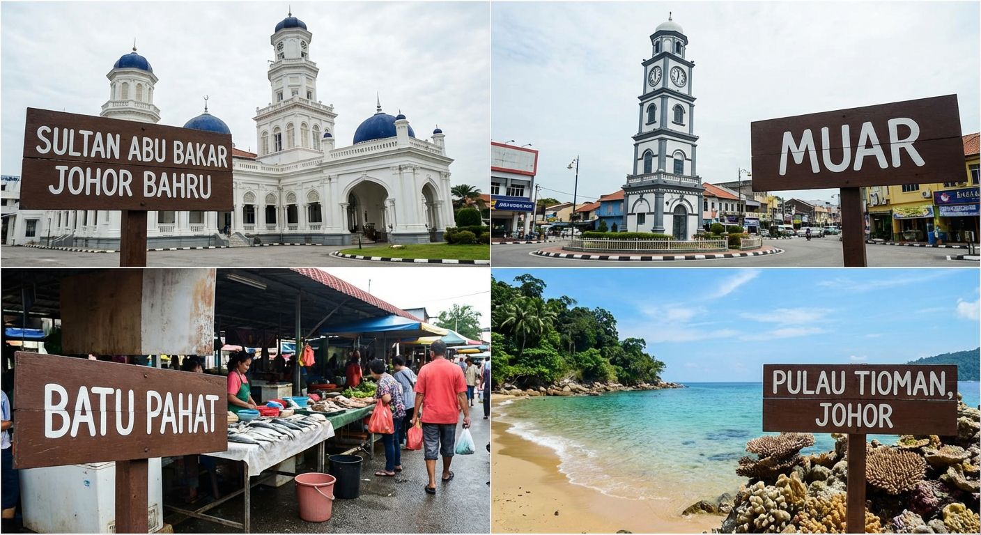 Scenic view of Johor
